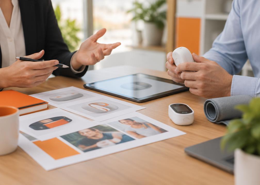 Partner che presenta strumenti a una struttura
